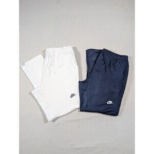 Lot of 2 Nike Mens NSW Tribute Track Pants Joggers Tapered Leg Sz XXL White Blue